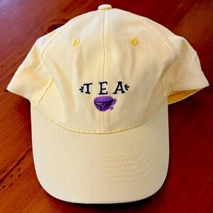 Light Yellow Disney Alice in Wonderland Hat. Brand New.